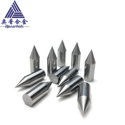 Dia8*25mm Wear-Resistant and Heat-Resistant Tungsten Cobalt Carbide Yl10.2 Point Punching Needle with 45 Degree Grinding