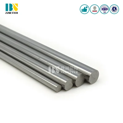 H6 Polished Solid Carbide Rods, Tungsten Cemented Carbide Rod for Endmills