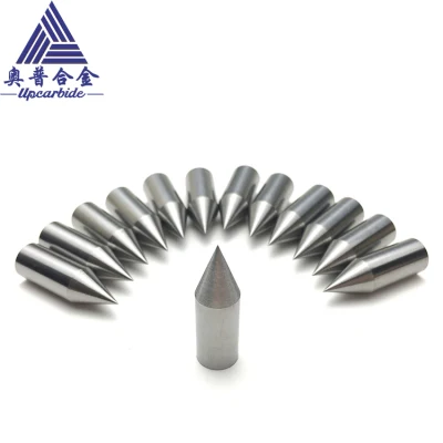 Dia8*25mm Wear-Resistant and Heat-Resistant Tungsten Cobalt Carbide Yl10.2 Point Punching Needle with 45 Degree Grinding