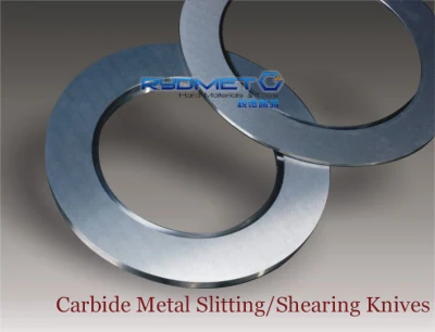 High Quality Solid Tungsten Cemented Carbide Slitting Knives Blades Cicular Round Ring