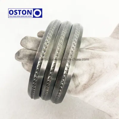 Yg15/Ygh30 Tungsten Carbide Cold Roll Steel Ribbed Rolls for Steel Wire Rolling