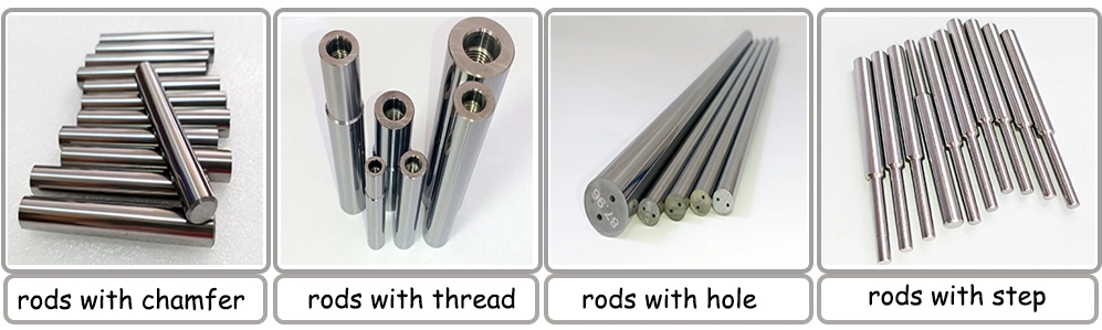 China Cemented Extruded H6/H6 Ground Tungsten Carbide Rods Alloy Bar Factory Supply for Make Endmill, Drill Bit