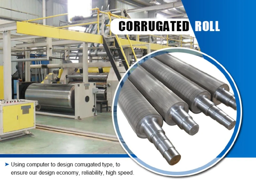 Single Facer Tungsten Carbide Coating Corrugated Roll for Corrugated Cardboard Line