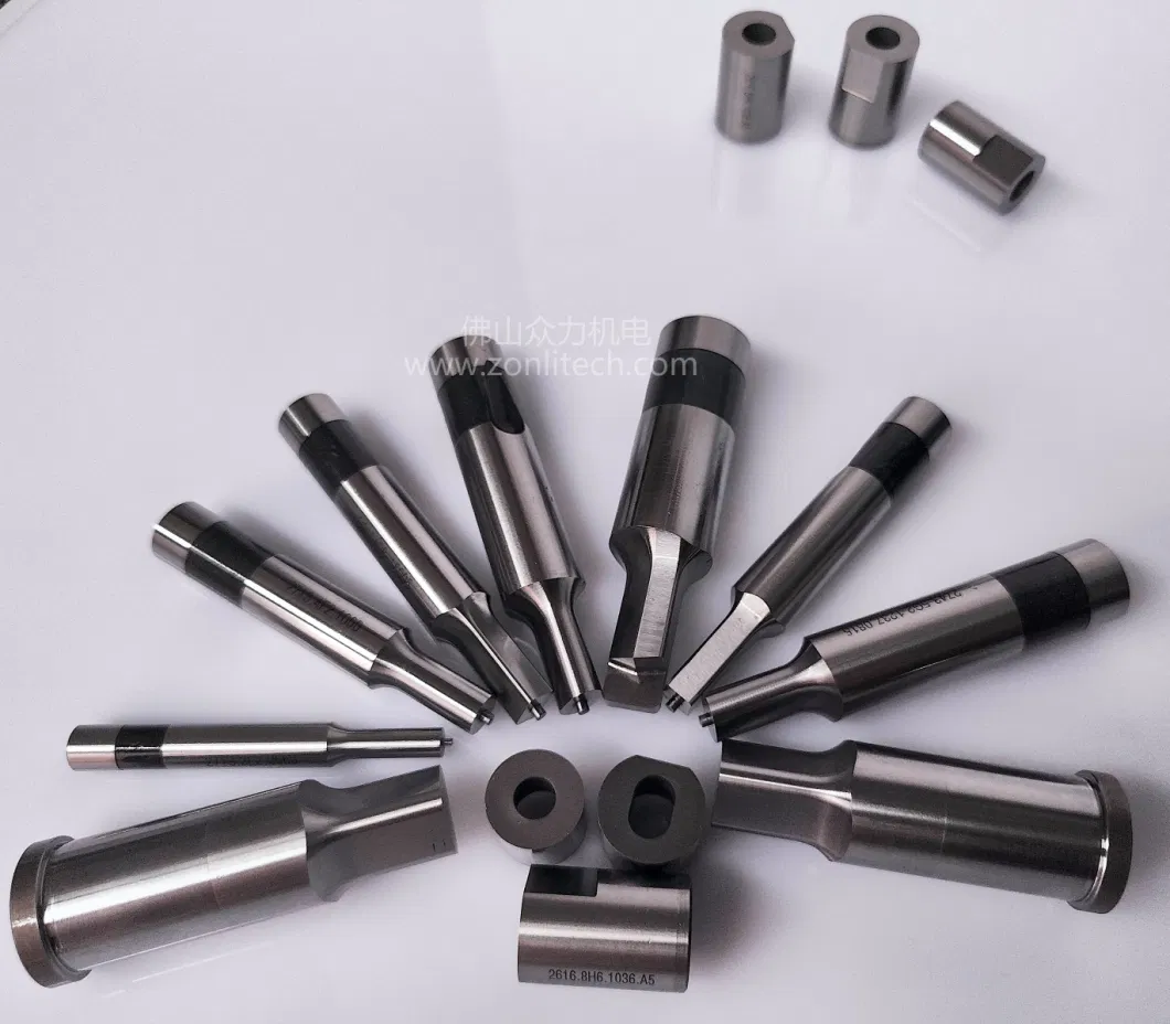 Customized High Hardness Piercing Tungsten Carbide Punch Dies Stamping Regular Punch