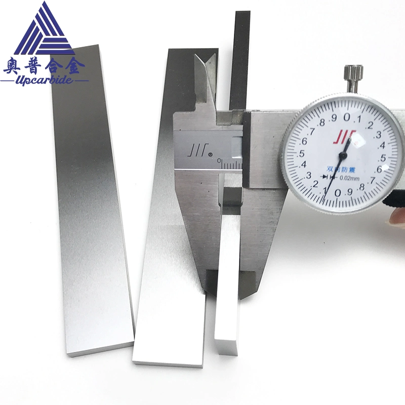 7*25*150mm Silver Grey Tungsten Cemented Sheet Flat Bartungsten Carbide Plate for Pressing Dies