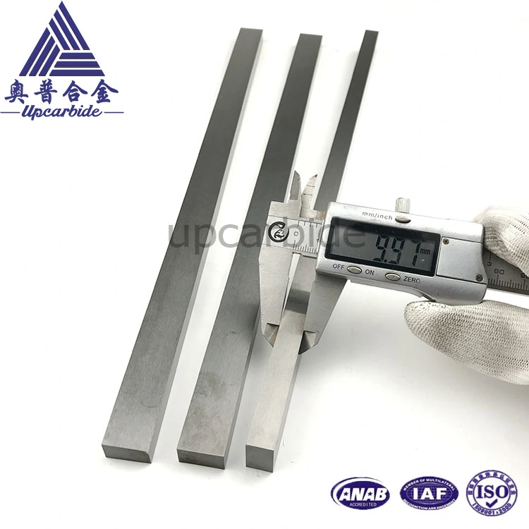 91.5hra Rough Ground T9*W17*L330mm Tungsten Cemented Carbide Flat Bar