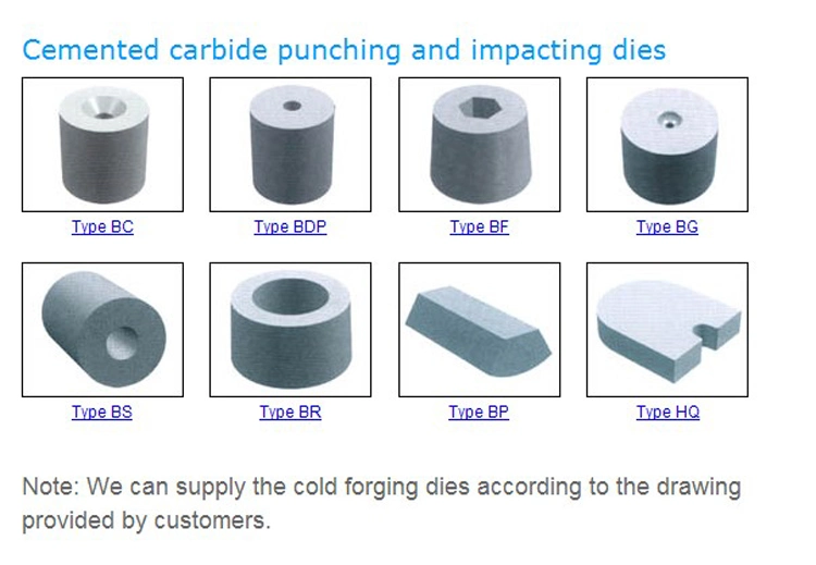 Tungsten Cemented Carbide Punches Die for Power Metallurgy