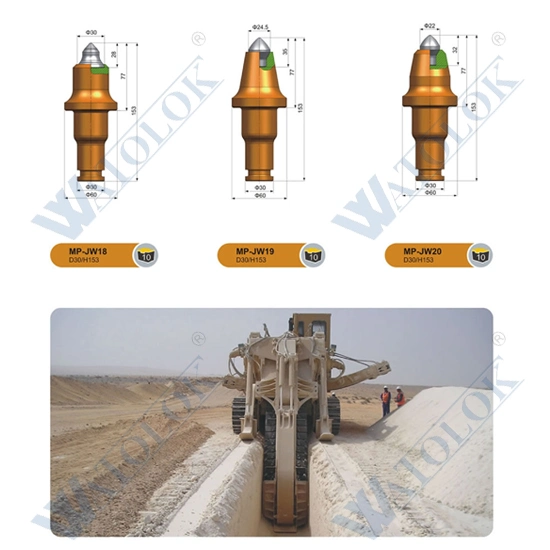 Radical Coal Mining Machine Cutter Picks Sample Customization