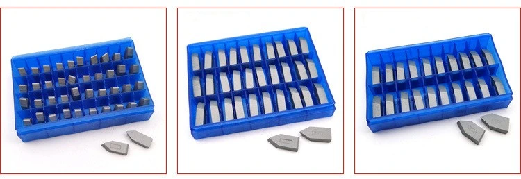 K20 C125 C122 Cemented Carbide P30 C120 C116 C110 Lathe Tools Yg6z Tip Tungsten Carbide Brazed Tips Yg6 Carbide Tips