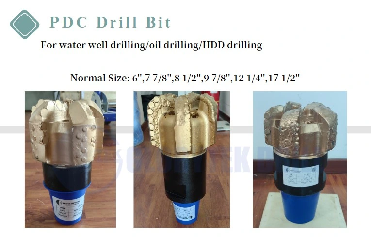 5 Blade PDC Bit 171mm Water Well Drilling/HDD Drilling Tools