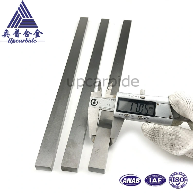 91.5hra Rough Ground T9*W17*L330mm Tungsten Cemented Carbide Flat Bar