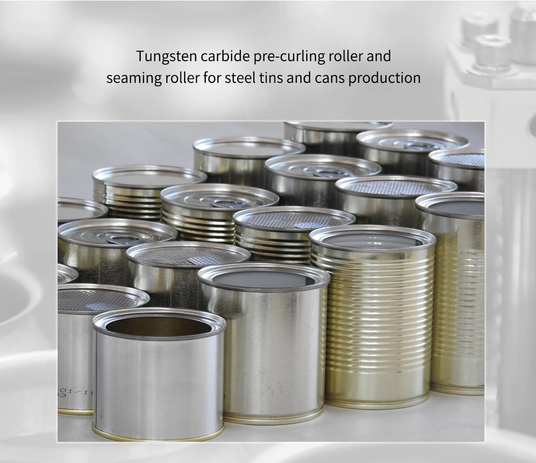 Tungsten Carbide Capping Rolls Punching Stamping Pressing Tools for Tin Cans Production