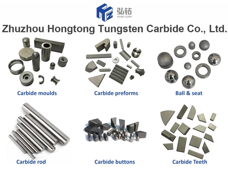 Tungsten Carbide Plates for Brazing Onto Steel Parts