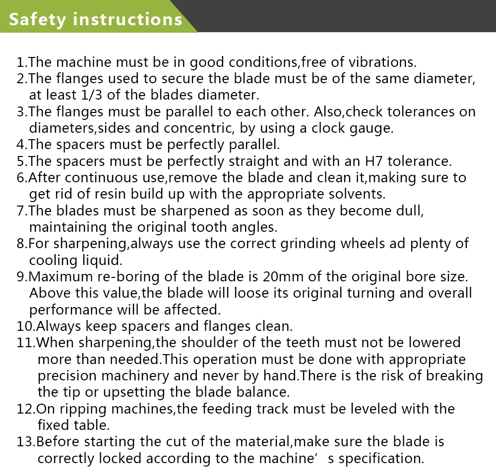 Tct Tungsten Carbide Circular Cutter Blade for&#160; Radiation Pine Wood