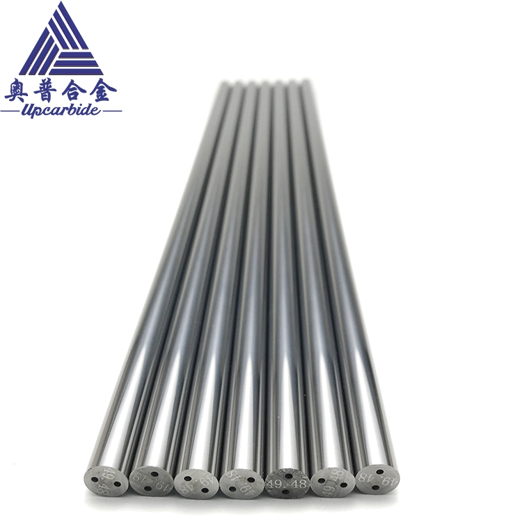 Yl10.2 Tungsten Carbide Rod/Fine Grinding Cemented Carbide Round Bar with Two Straight Coolant Hole with Dia7*330mm