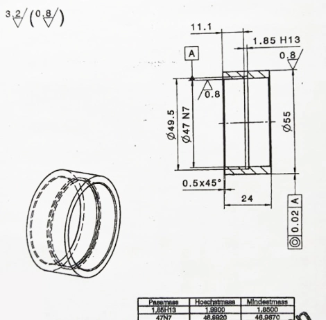 Hot Sale High-Strength New Material Cemented Carbide Bushings