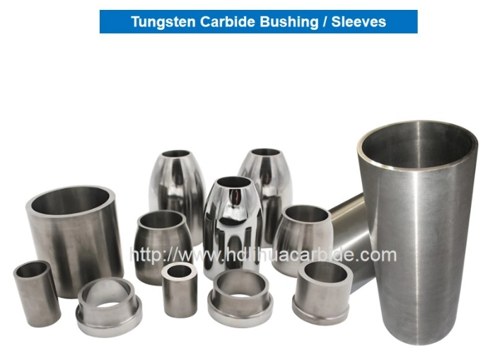 High Quality Anti-Abrasive Customized Large Size Cemented Alloy Tungsten Carbide Shaft Sleeve or Axle Sleeve and Shaft Bushing