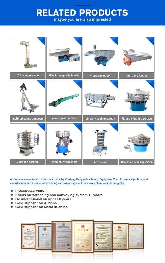 Best Selling and High Quality Linear Vibration Screen Separator for Cast Tungsten Carbide