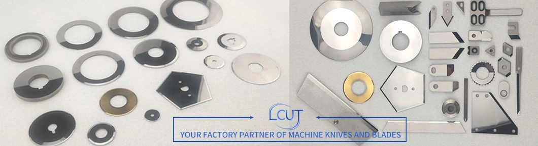 Tungsten Carbide Cutter Tips Tool Industrial Knives, Slitting Cutting Blade for Printing Book Machinery