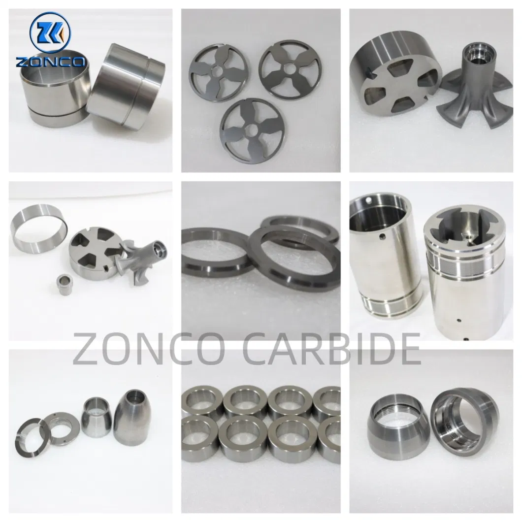 Polished Tungsten Carbide Wear Parts Mwd Parts Carbide Orifice and Poppet