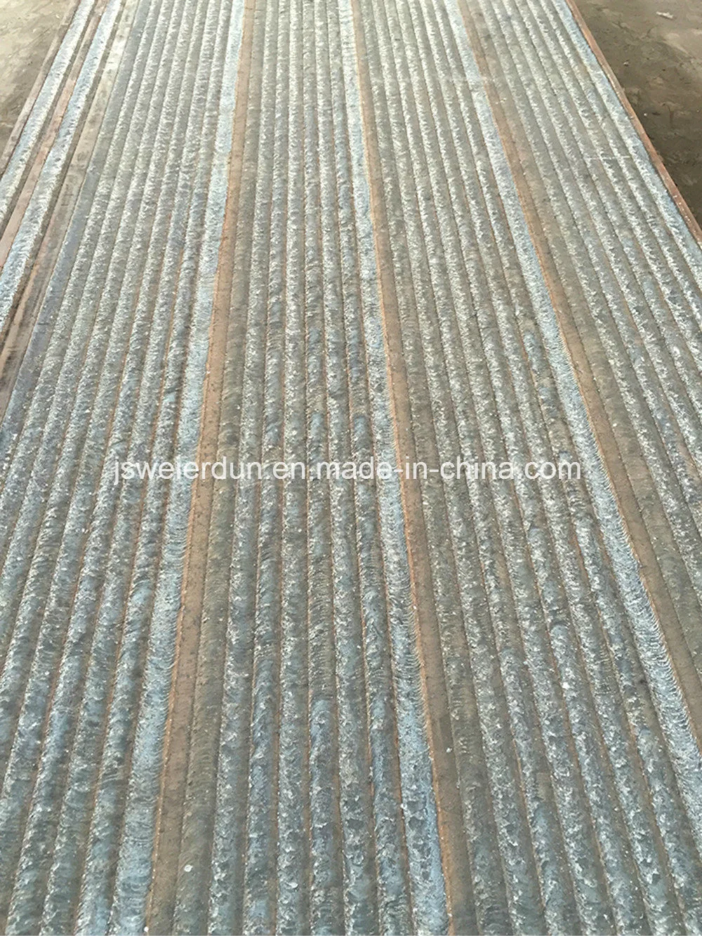 Open Arc CRC 6mm Thickness Hardfacing Chromium Carbide Abrasion Resistant Overlay Steel Plate