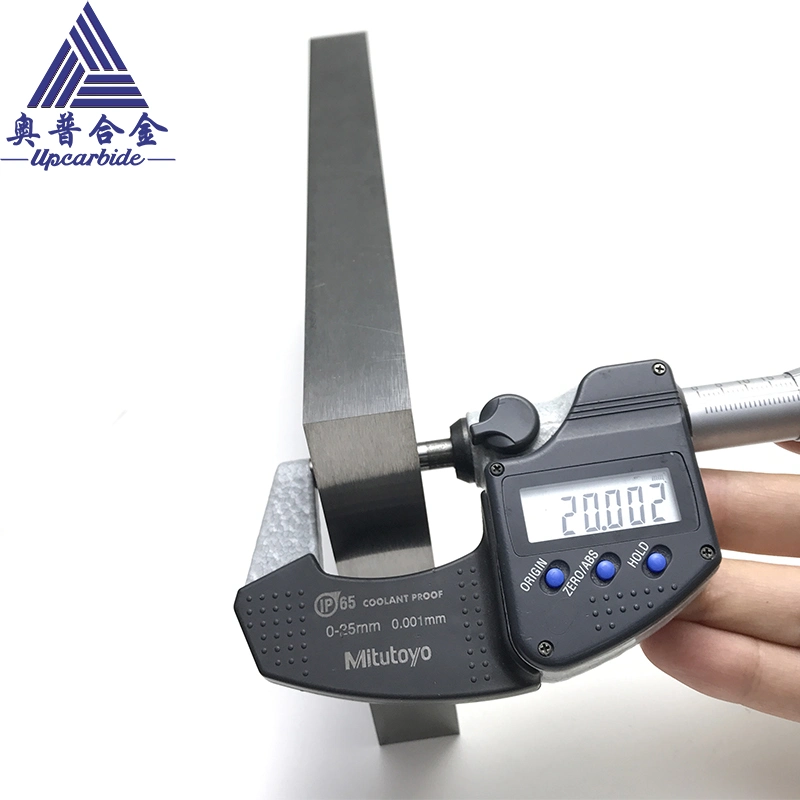 Wear Resistance 200*105*20mm 8% Co Solid Tungsten Carbide Square Blocks and Plates