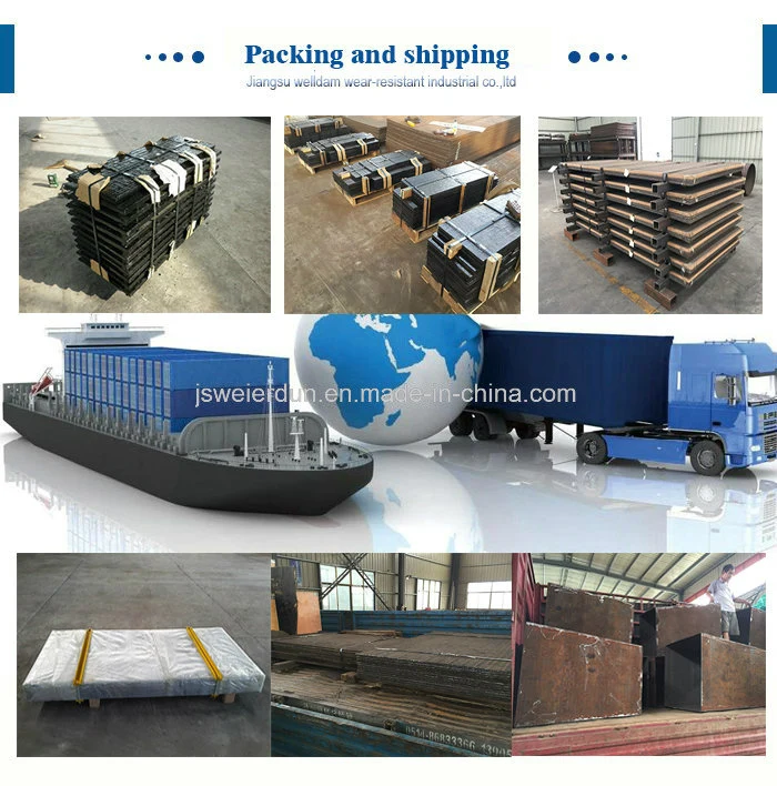 Paper Industry Chromium Carbide Hardness Welding Bimetal Wear Resisting Steel Plates