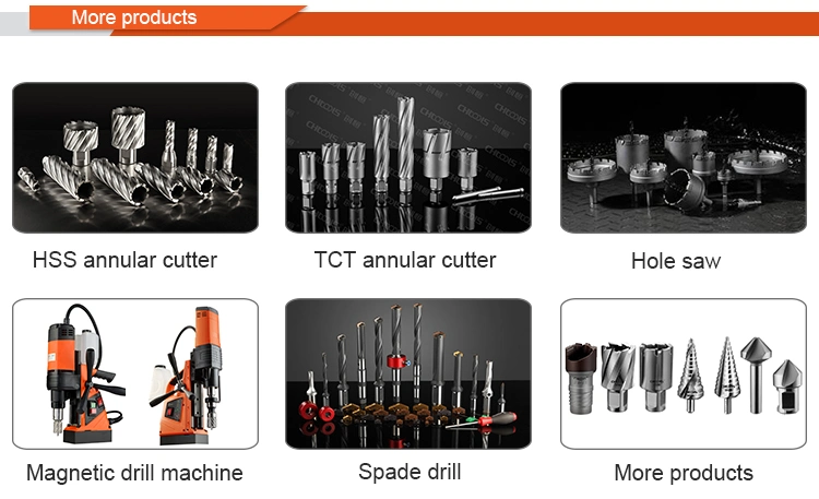 Chinese Factory Tungsten Carbide Hole Saw Magnetic Drill for Metal