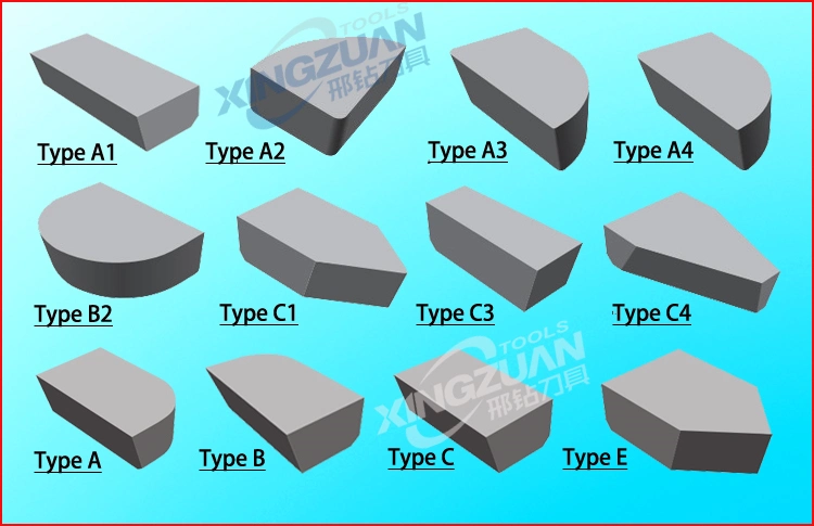 P30, Yg6, Yg8 C120, C125, A420, A425z, B20, E20 Tungsten Cemented Carbide Brazed Tips Yg6 Carbide Tips 1 Kg