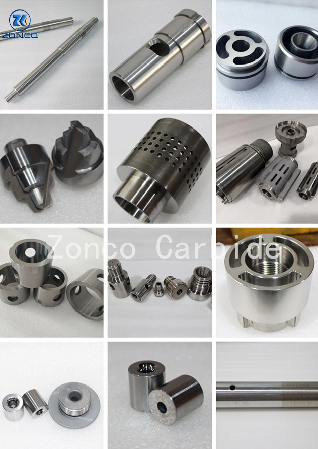 Tungsten Carbide Sprey Threaded Nozzles High Hardness Material Solid Carbide Threaded Nozzles