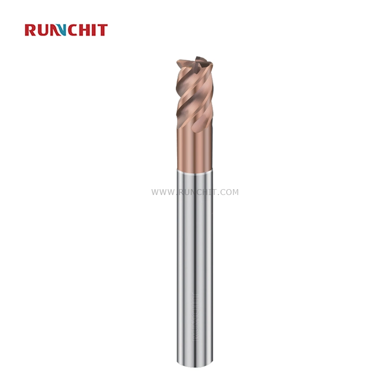 High Quality HRC45-70 Hardness Steel CNC Cutting Tools Machine End Milling Cutter for Mindustry Industry Materials High Die Industry (NRBI0805)