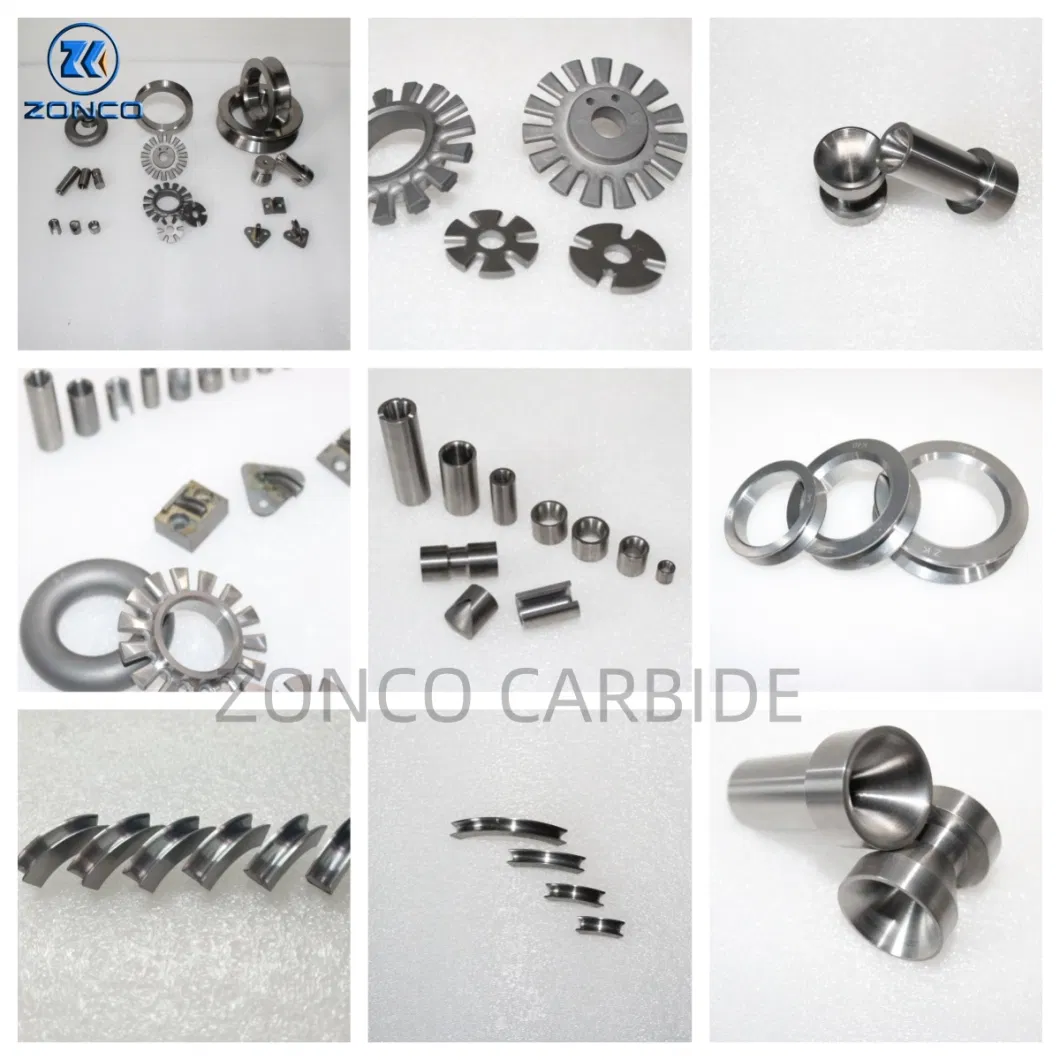 High Hardness Drilling Dies Carbide Wear Parts Tungsten Cemented Carbide Parts