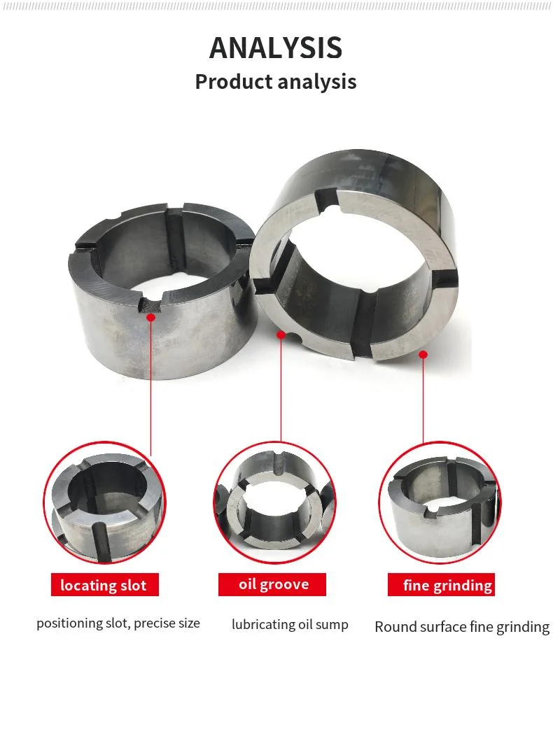 to Figure to Sample Non-Standard Custom High Hardness and High Wear Resistant Cemented Carbide Sealing Ring