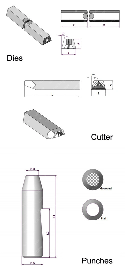 Tungsten Carbide Wire Nail Gripping Dies