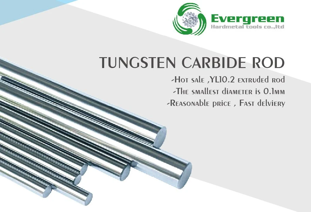 Customized Rods Cemented Solid Round Bar Polished Tungsten