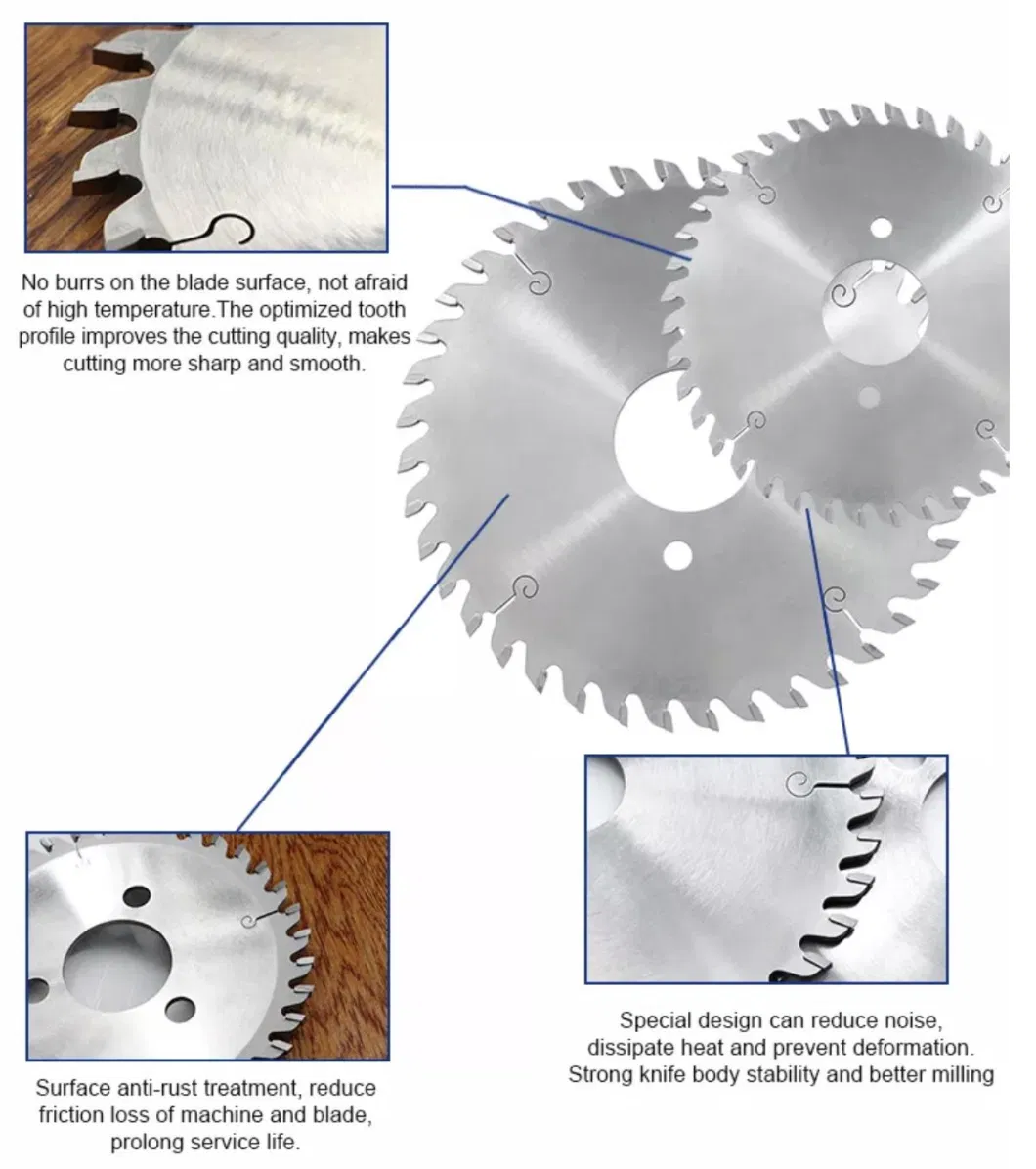 Manufacturers Selling Wood Cutting Tct Cemented Carbide Circular Saw Blades