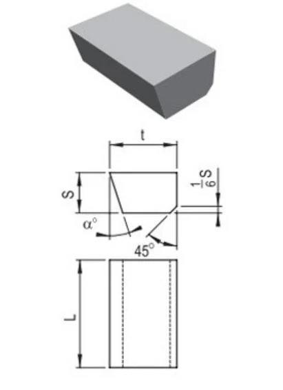 P30, Yg6, Yg8 C120, C125, A420, A425z, B20, E20 Tungsten Cemented Carbide Brazed Tips Yg6 Carbide Tips 1 Kg