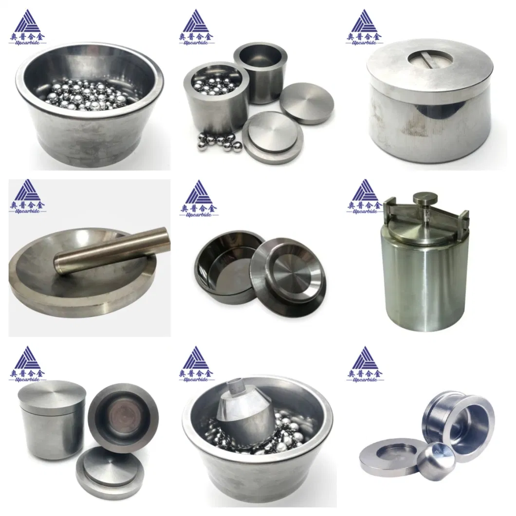 50ml 100ml 250ml 500ml 1L Tungsten Carbide Bowls for Planetary Mills