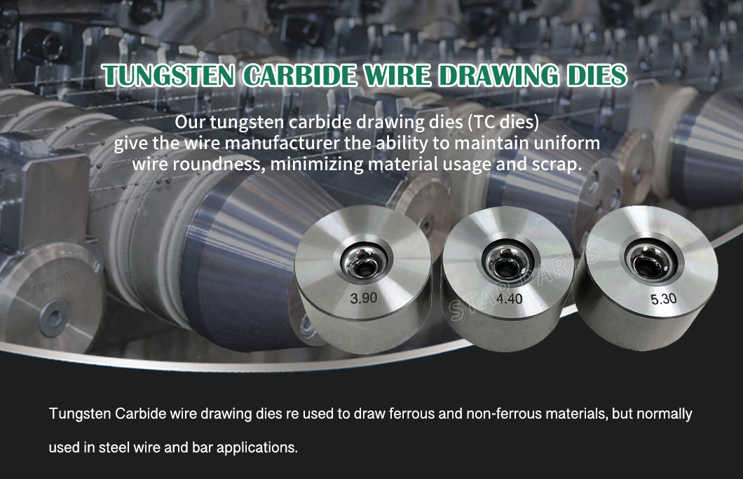 Cemented Carbide for Wire Drawing Dies of Soft and Hard Wire Materials