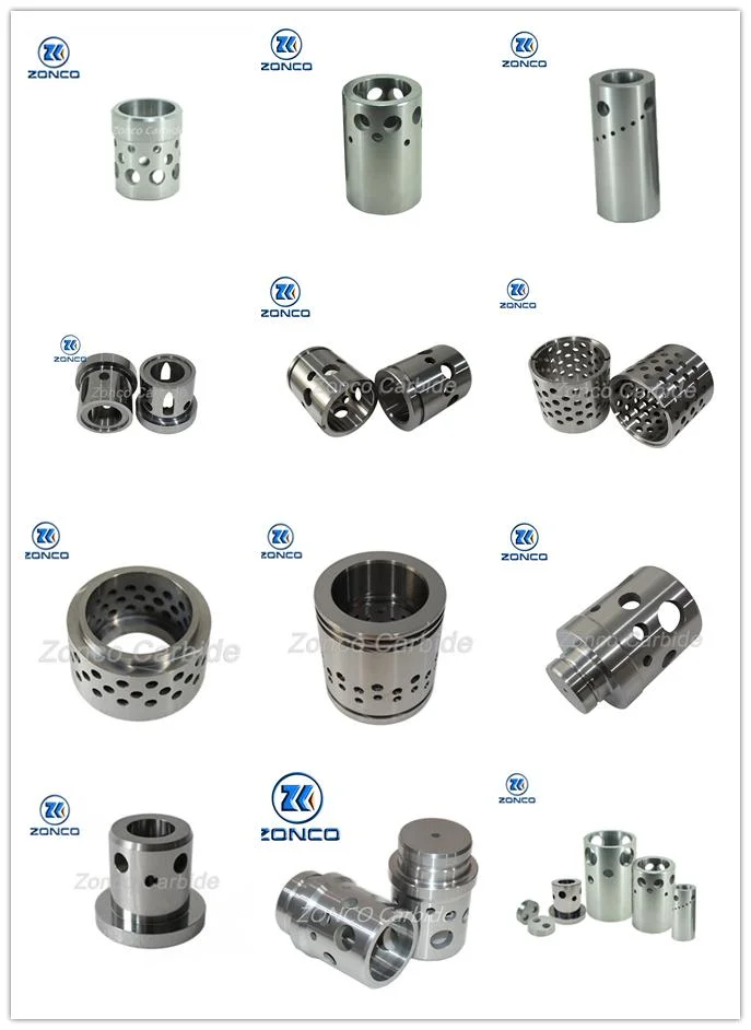 Non - Standard Tungsten Carbide Trim Valve Various Sizes / Grade