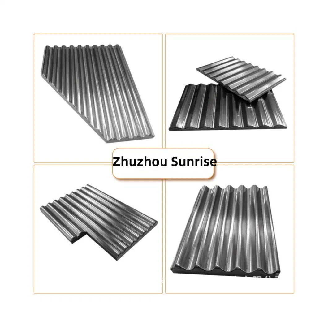 Tungsten Carbide Jaw Plate Hard Alloy Crushing Jaw Liner Plates for Crushing