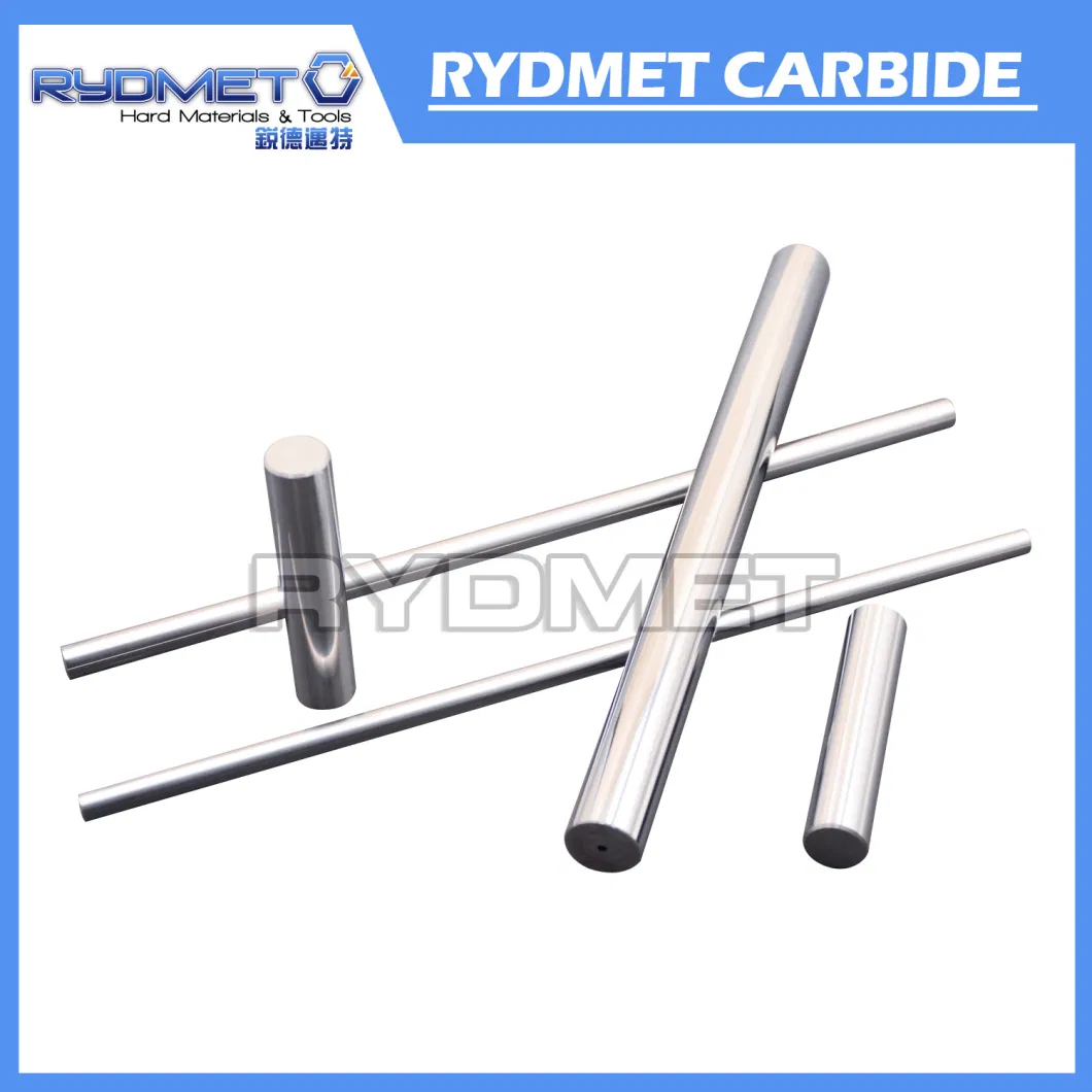 Rydmet Unground with Central Coolant Hole Tungsten Carbide Rods for Machining Steel