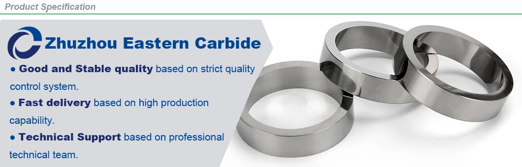 Tungsten Carbide Shaft Sleeve Pressure Resistance Carbide Bushing for Centrifugal Pump Protect