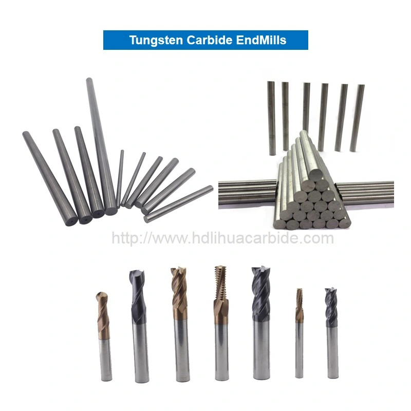 K10 K20 K30 Tungsten Carbide Rods/Round Tubes with Central Hole or Two Straight Holes