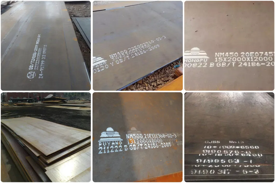 Factory Wholesale Nm400 Nm450 Nm500 Hot Rolled Wear Resistant Steel Plate Ar400 Ar450 Wear Plate Bimetallic Hardfacing Chromium Carbide Overlay (CCO) Plate