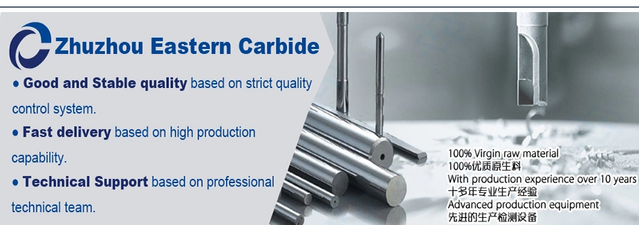 Customized Tungsten Cemented Carbide Rods Blank or Polished