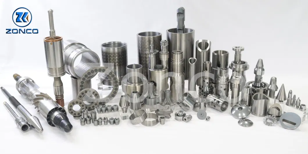 High Hardness Drilling Dies Carbide Wear Parts Tungsten Cemented Carbide Parts