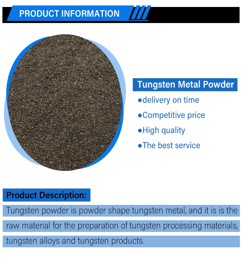 Metallic Crystalline Tungsten Powder Used to Produce W Powder for Surfacing Materials