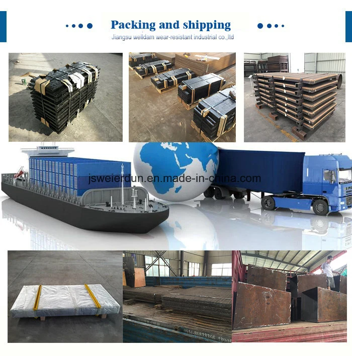 Resistance Chromium Carbide Overlay Mining Parts Wear Steel Plate for Truck Bed Liners