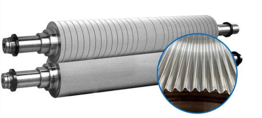 Single Facer Tungsten Carbide Coating Corrugated Roll for Corrugated Cardboard Line